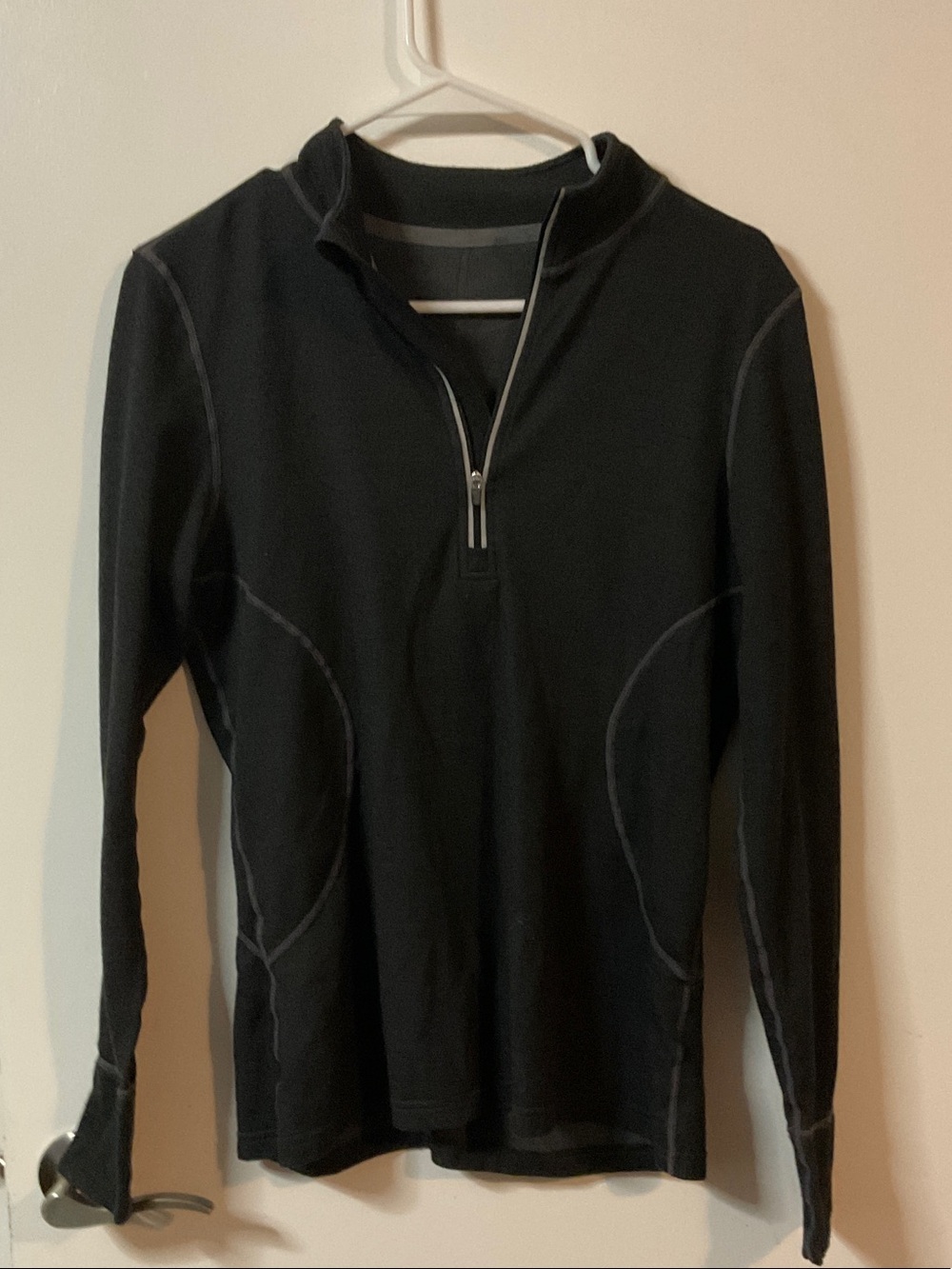 Women's Black Quarter-Zip Performance Hoodie